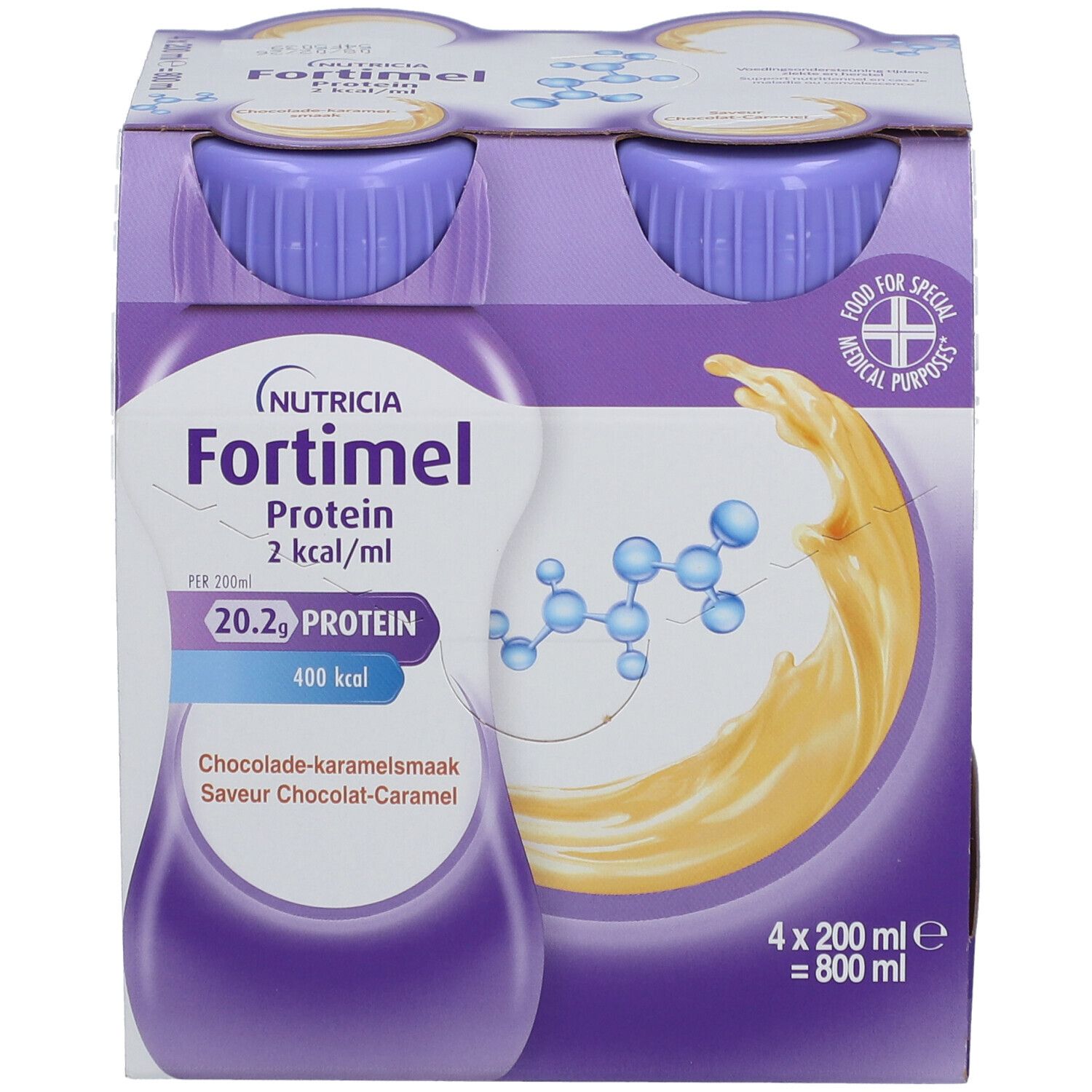 Fortimel Protein 2kcal Karamel/Chocolade