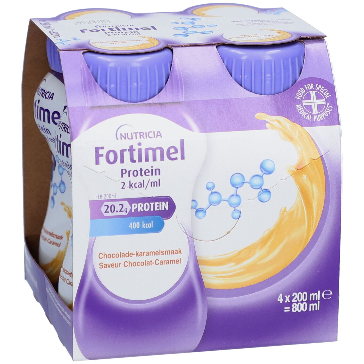 Fortimel Protein 2kcal Karamel/Chocolade