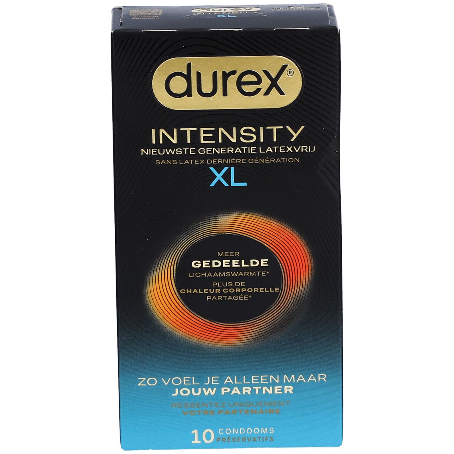 Durex Intensity XL Condooms | Nieuwste generatie ultradunne, latexvrije condooms voor mannen | Gedeelde lichaamswarmte*