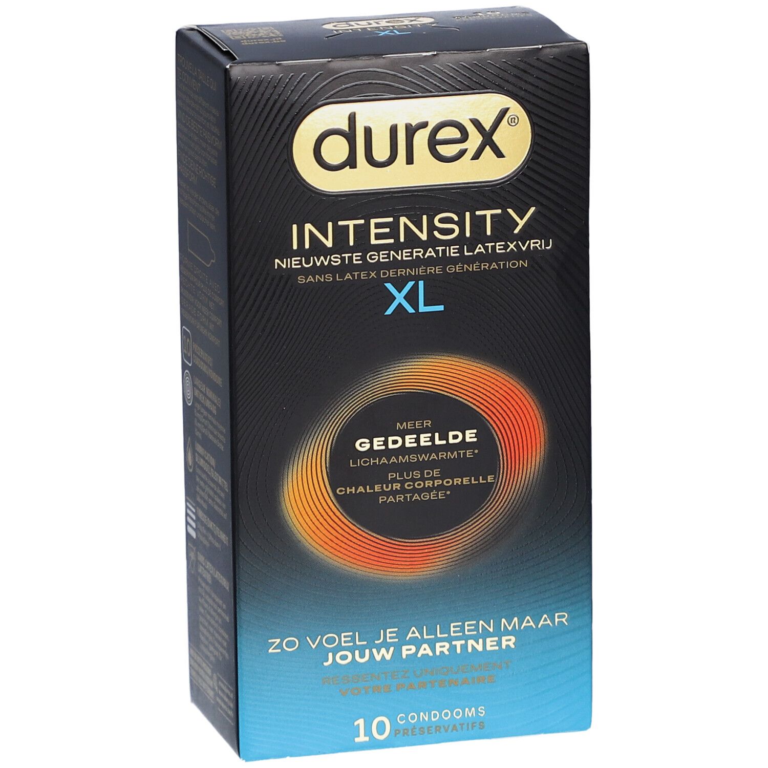 Durex Intensity XL Condooms | Nieuwste generatie ultradunne, latexvrije condooms voor mannen | Gedeelde lichaamswarmte*