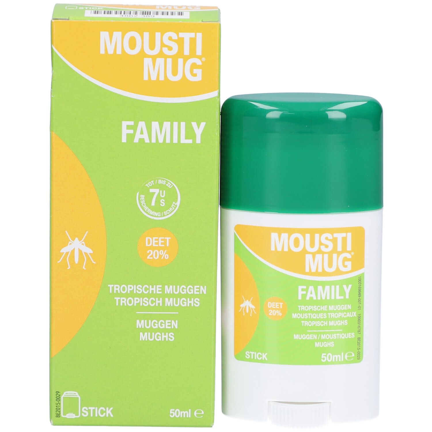 Moustimug Family Stick 20% DEET