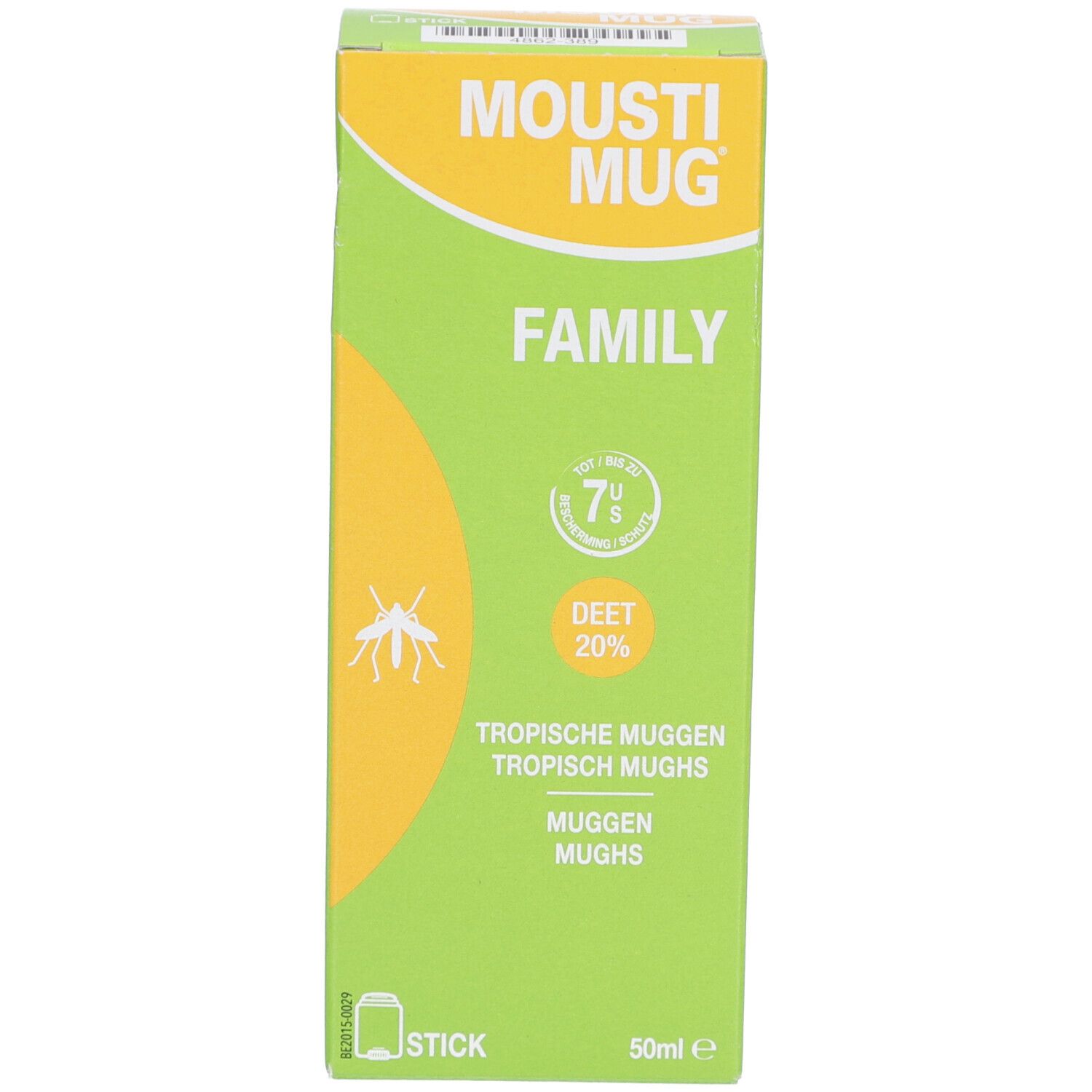 Moustimug Family Stick 20% DEET