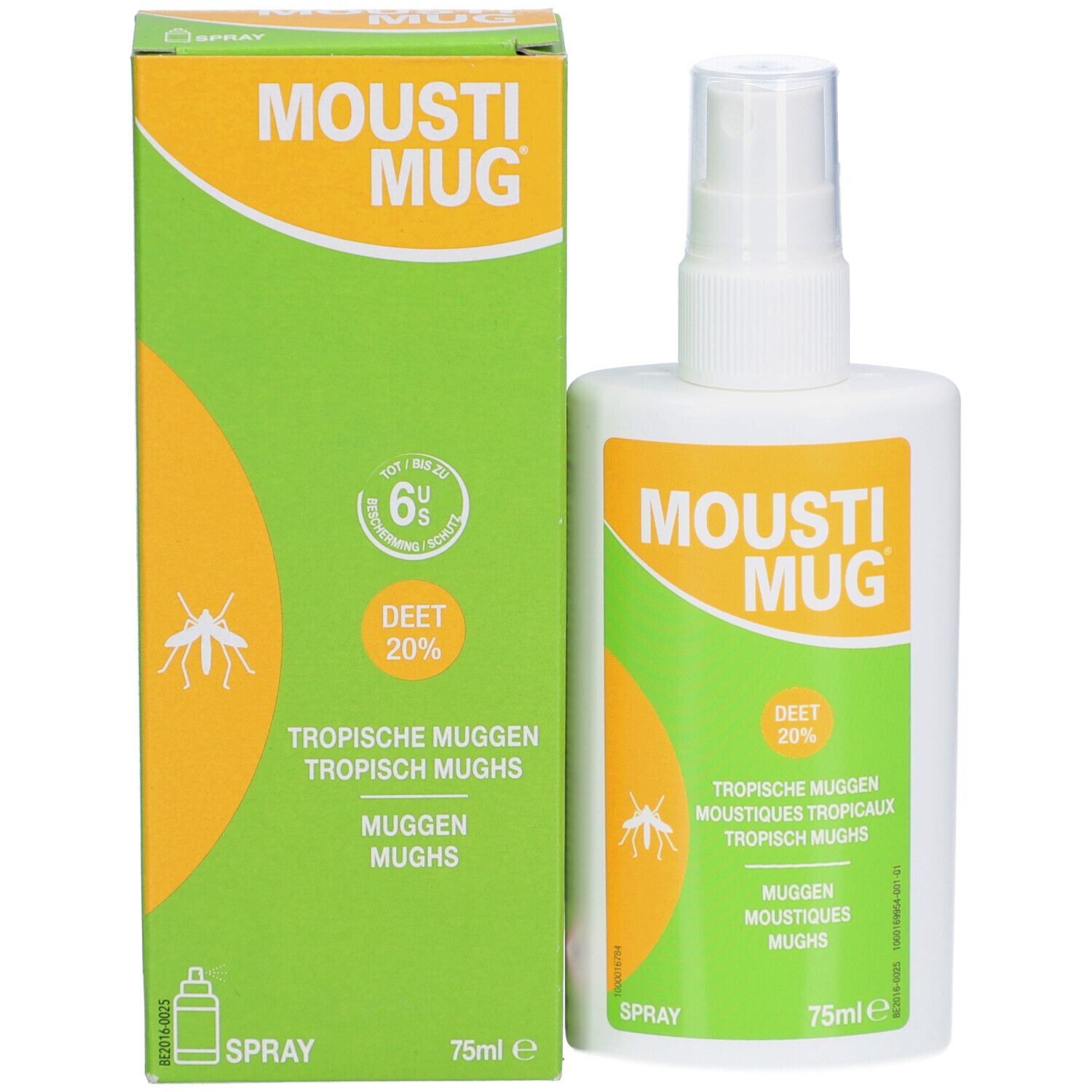 Moustimug 20% Deet Spray