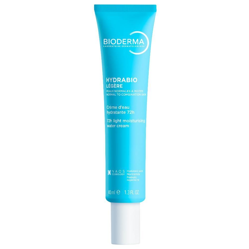 Bioderma Hydrabio Légère tube, lichte hydraterende watercrème.