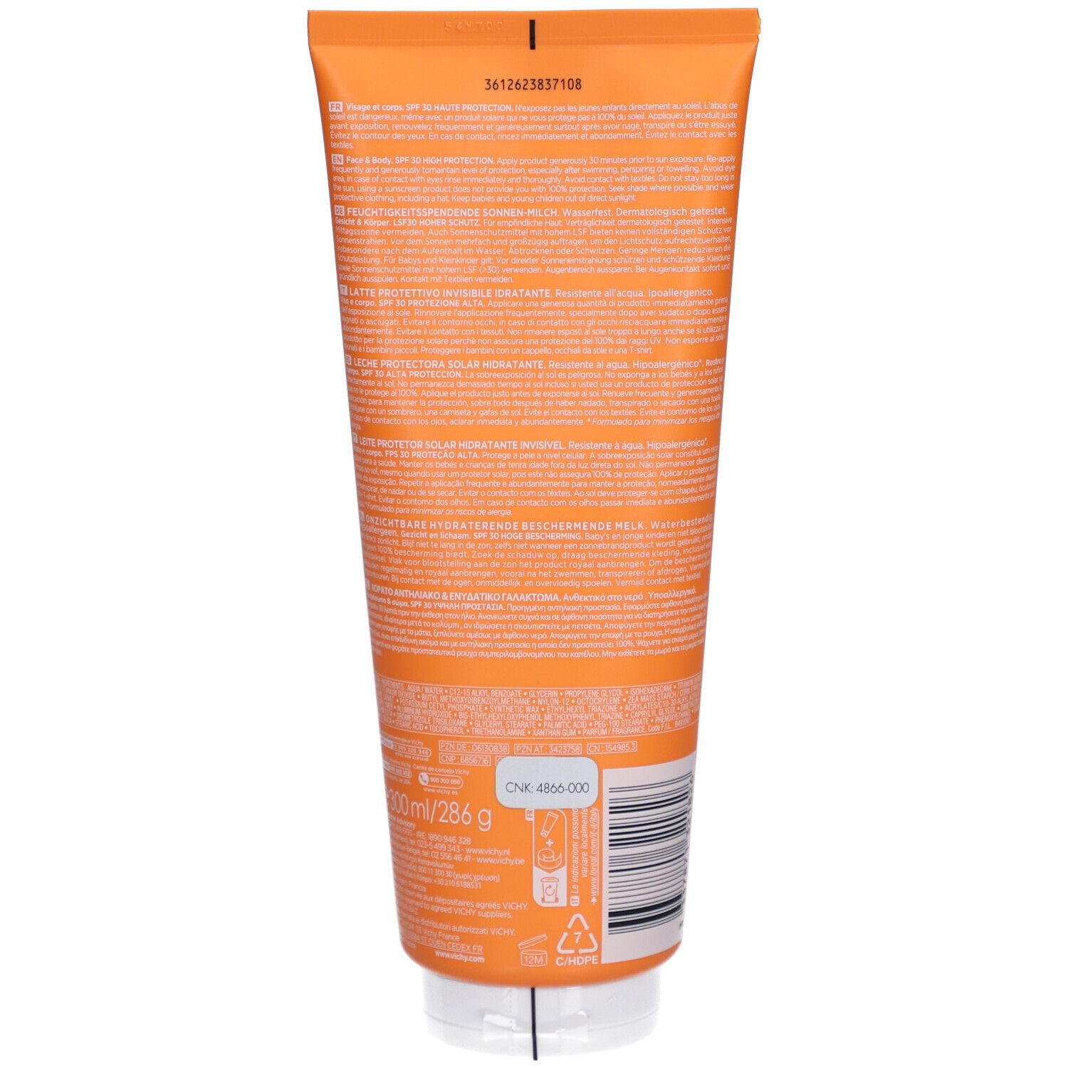 Vichy Capital Soleil Lait Protecteur Fraîcheur SPF30