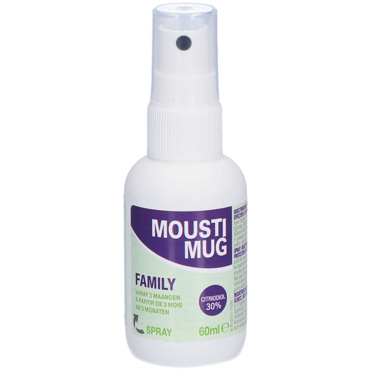 Moustimug Family 30% Citriodiol Spray