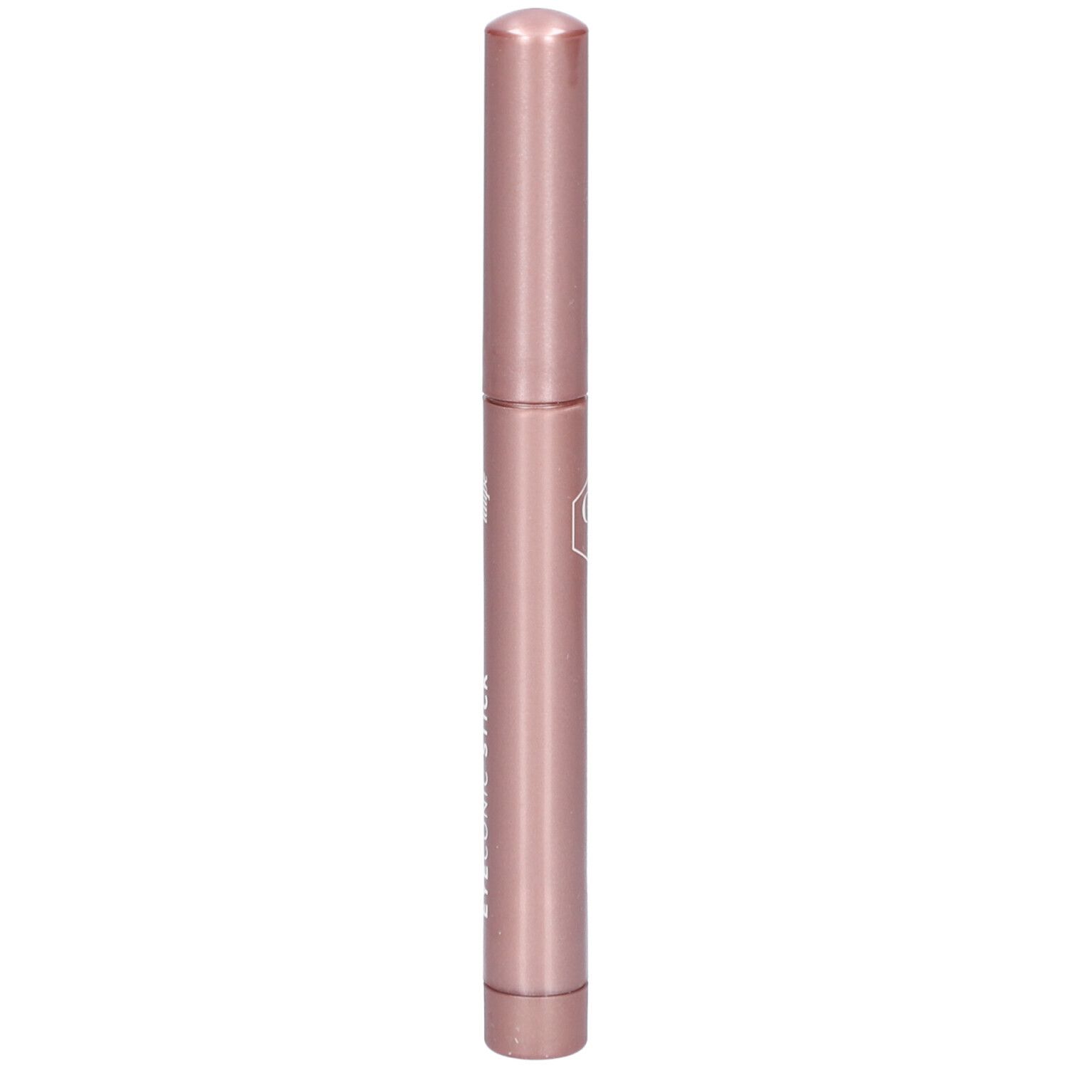 Roze stick met zilveren tekst. Opschrift: CENT PUR CENT.