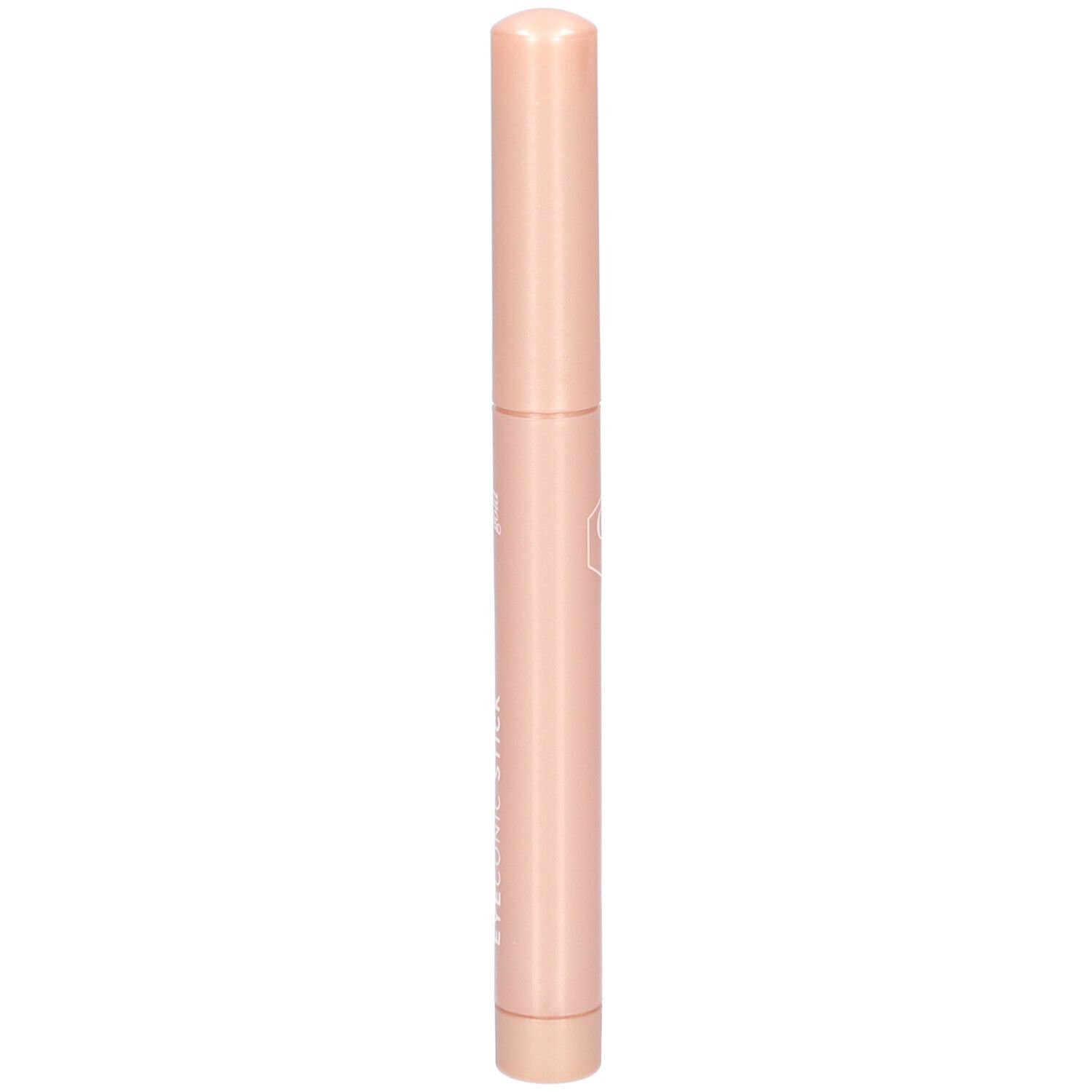 Bâtonnet rose. Inscription : CENT PUR CENT. Logo. Forme cylindrique avec extrémités arrondies.