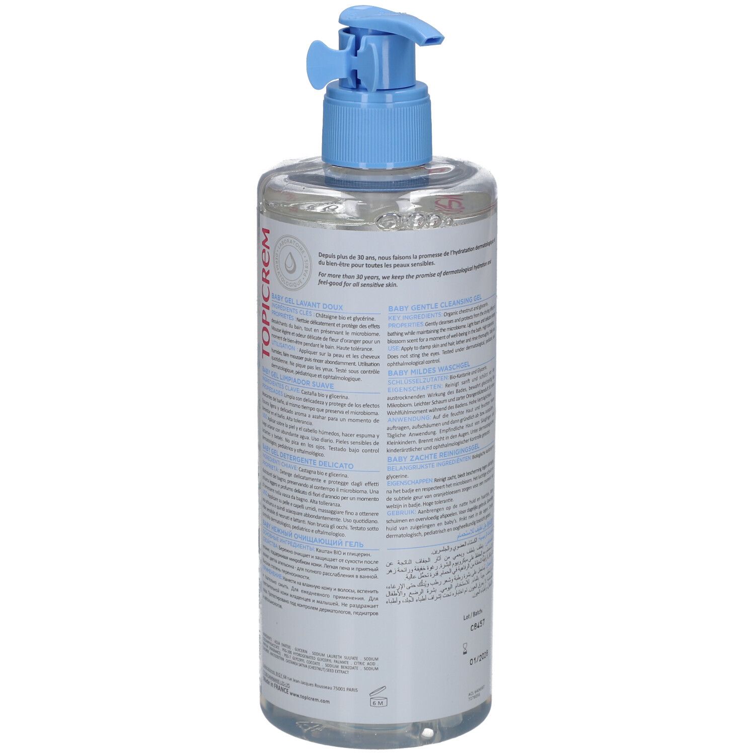 Topicrem Baby Gel Lavant Doux