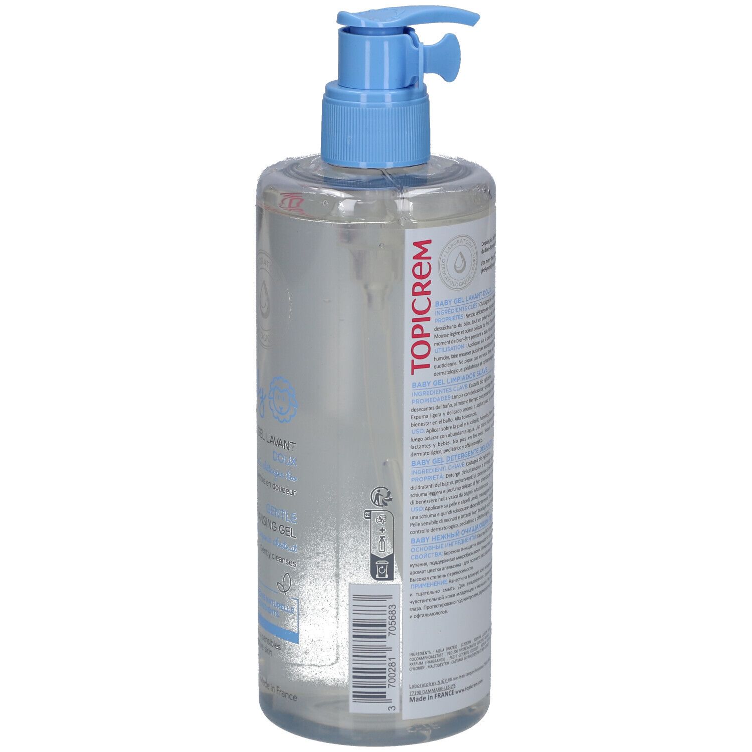Topicrem Baby Gel Lavant Doux