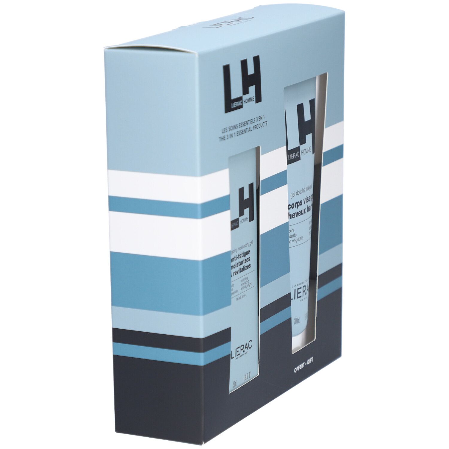 Lierac Homme Set Hydraterende Gel + Gratis Douchegel