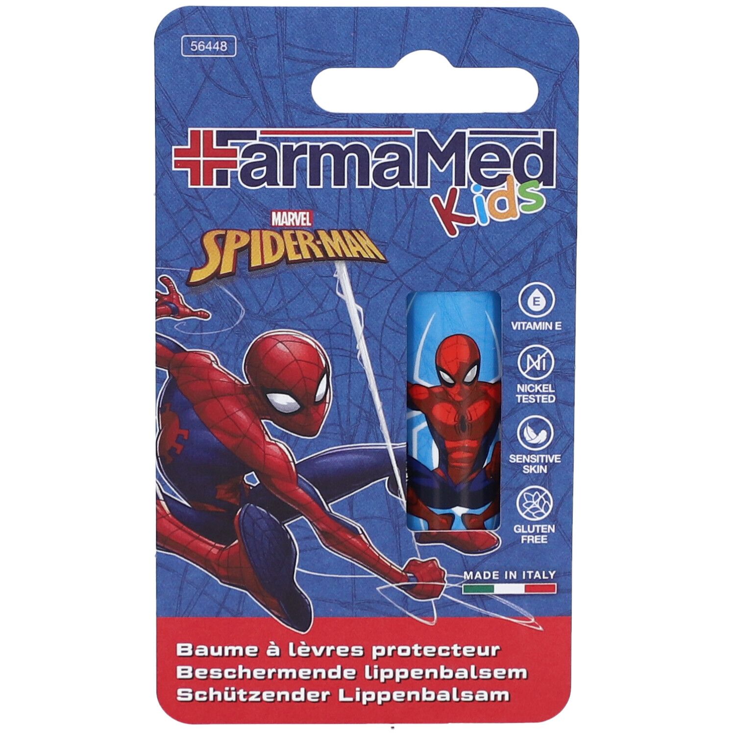 FarmaMed Kids Spiderman Beschermende Lippenbalsem