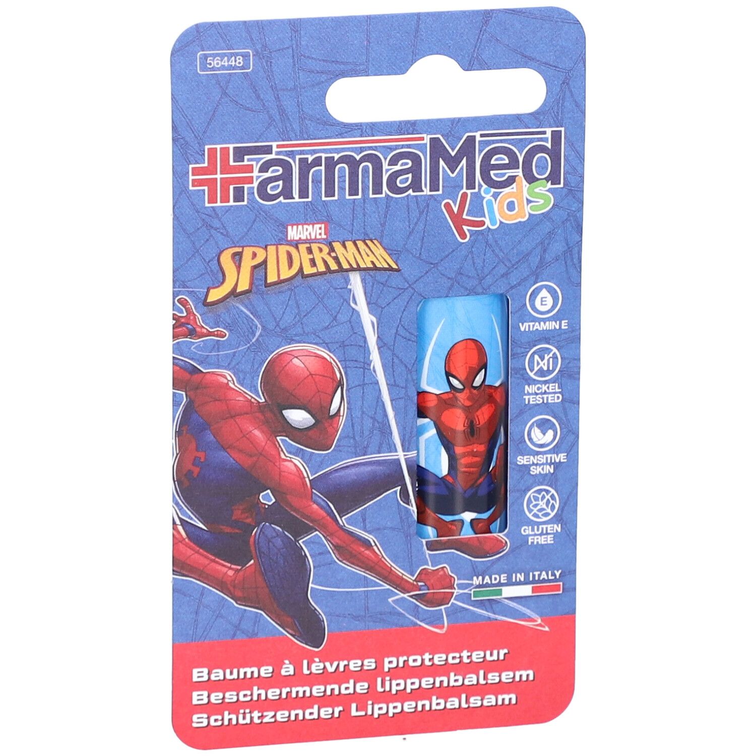 FarmaMed Kids Spiderman Beschermende Lippenbalsem