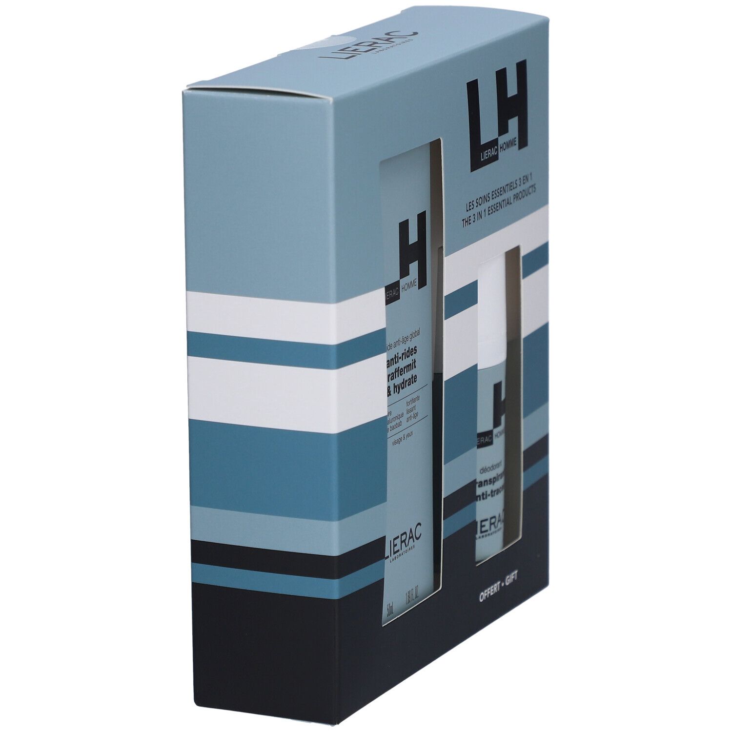 Lierac Coffret Homme Fluide Anti-âge + Anti-transpirant 48H