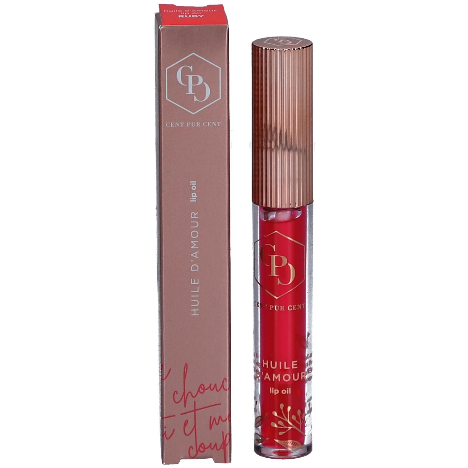 Cent Pur Cent Lip Oil Huile d'Amour Ruby