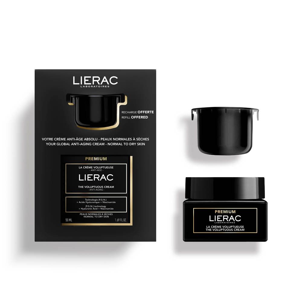 Lierac Coffret Premium Crème Voluptueuse + Recharge Offerte 50 ml