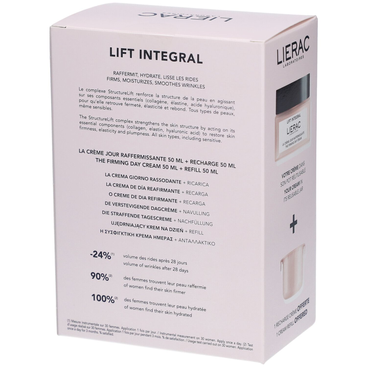 Lierac Coffret Lift Integral Crème Jour + Recharge Offerte 50 ml