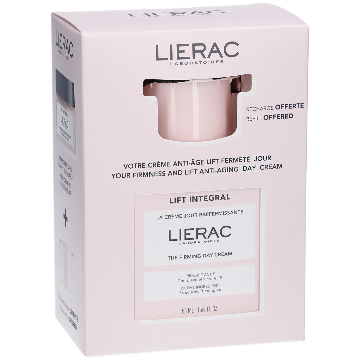 Lierac Coffret Lift Integral Crème Jour + Recharge Offerte 50 ml