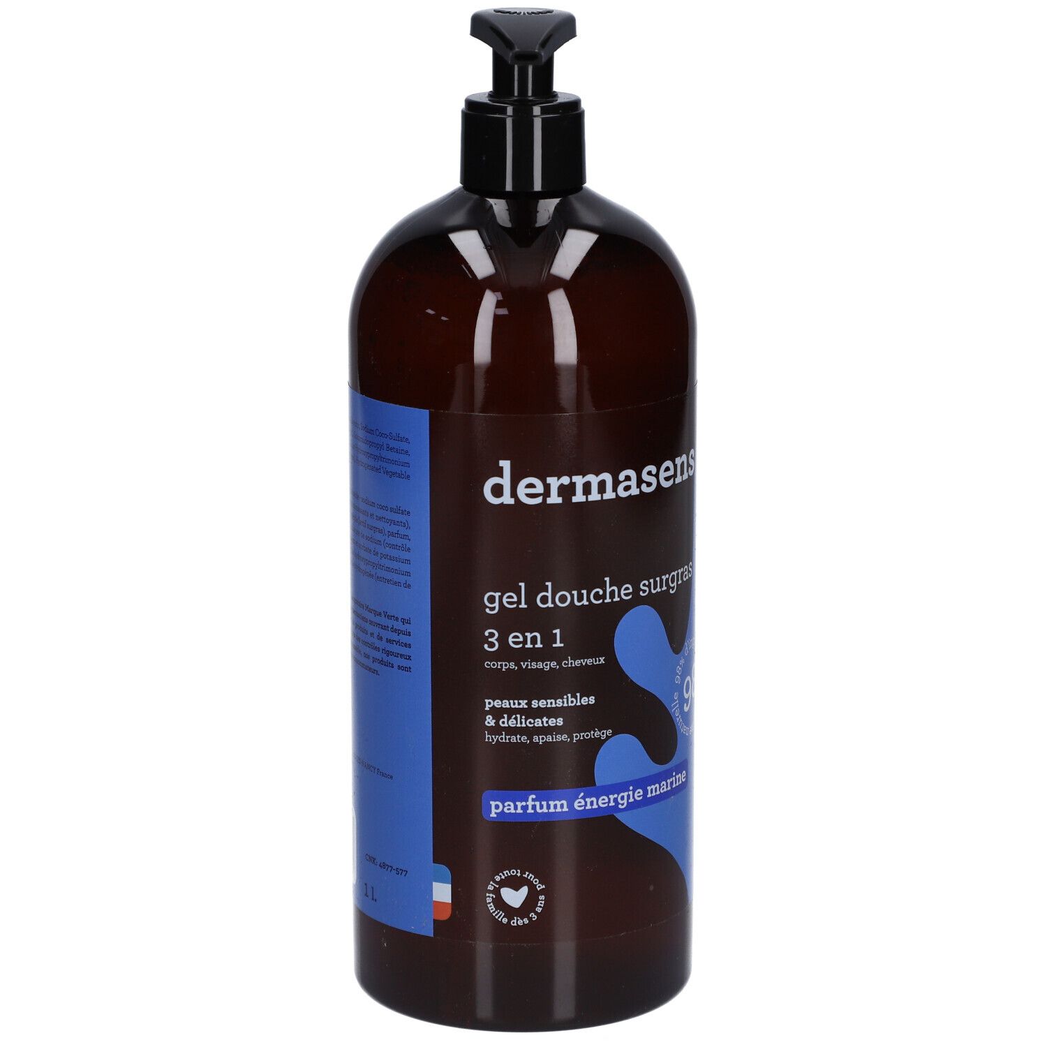 Dermasens Verzorgende Douchegel 3-in-1 Geur Mariene Energie