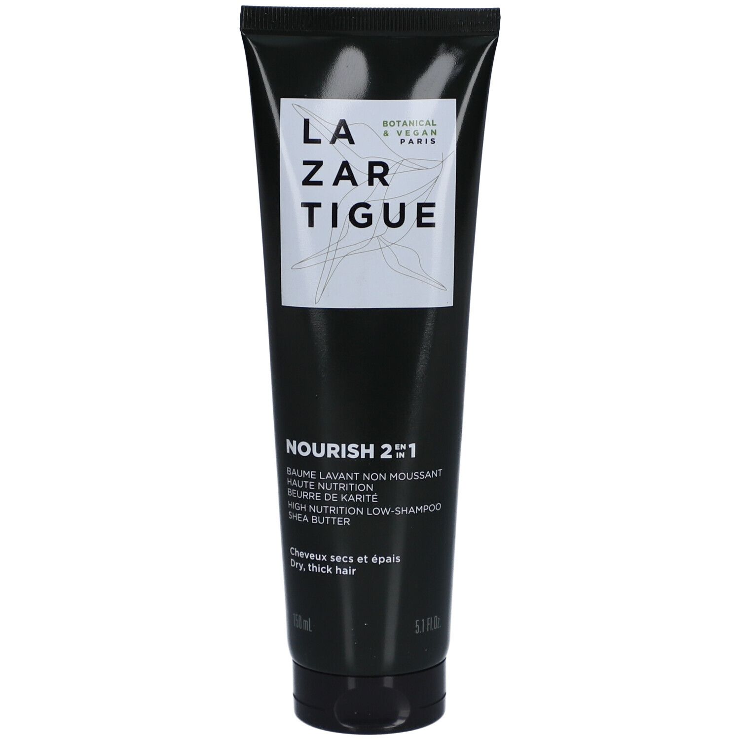 Lazartigue Nourish 2in1 High Nutrition Low-Shampoo | Shea Butter