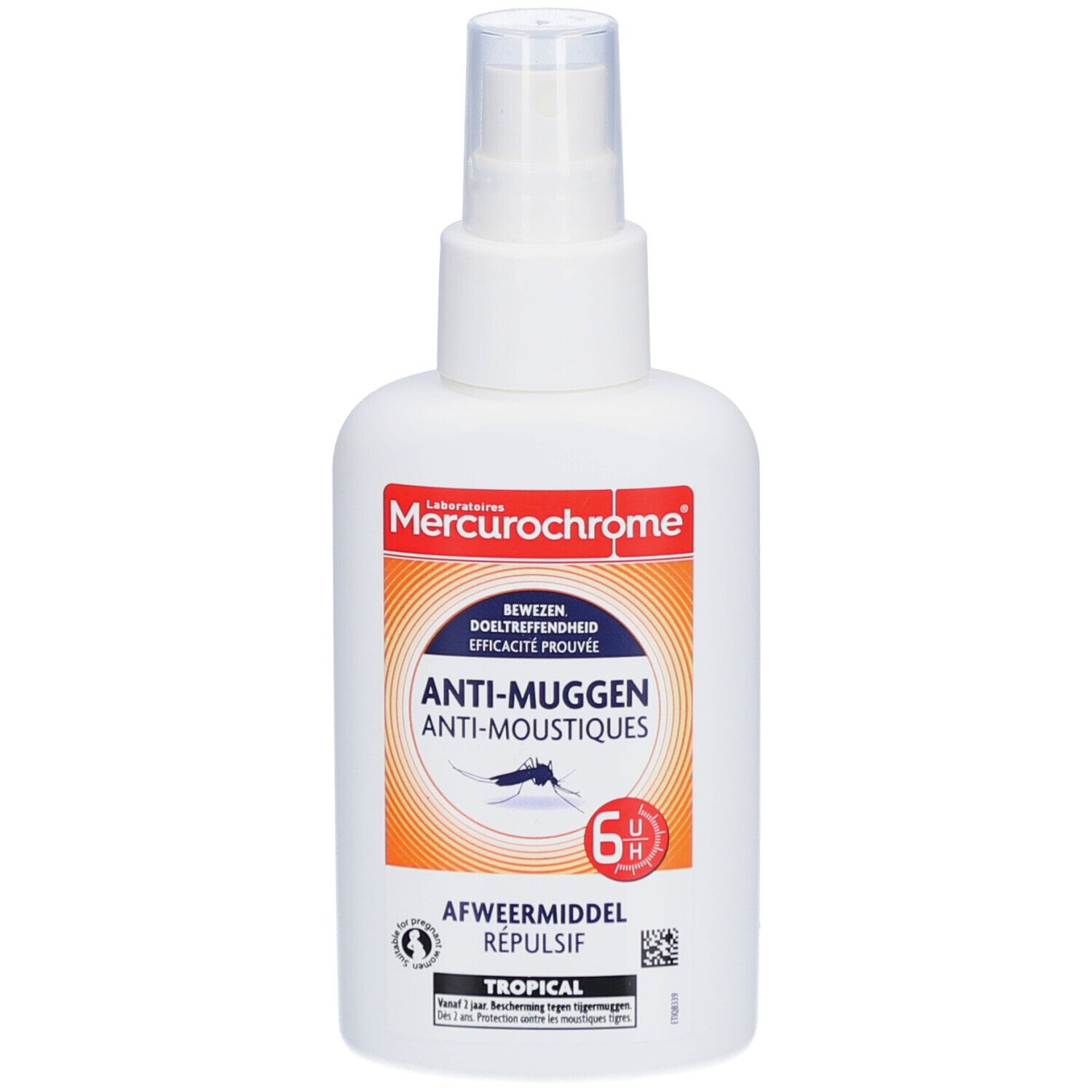 Mercurochrome Afweermiddel Anti-Muggen Tropical