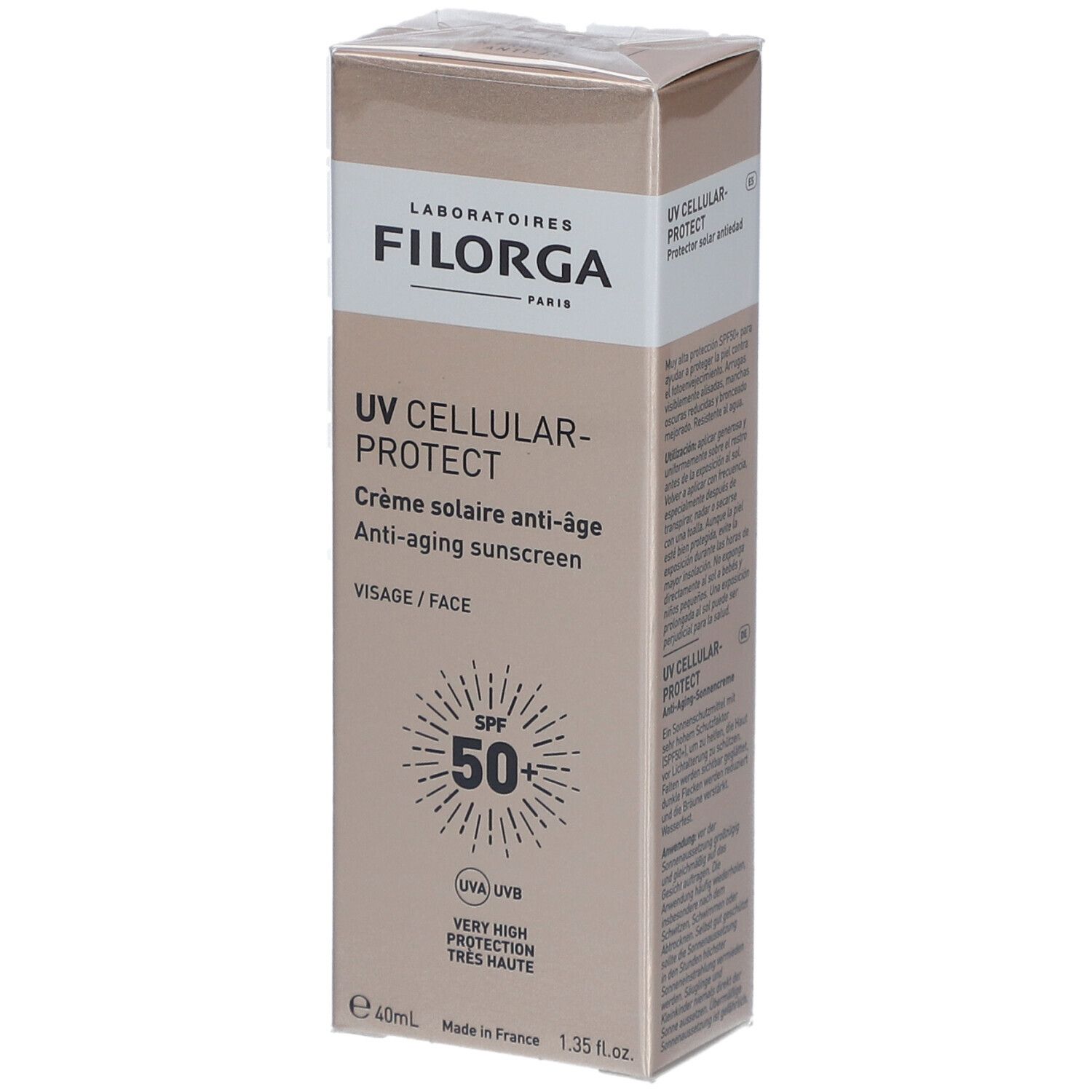 Filorga UV Cellular-Protect Face SPF 50+ Crème Solaire Anti-Âge