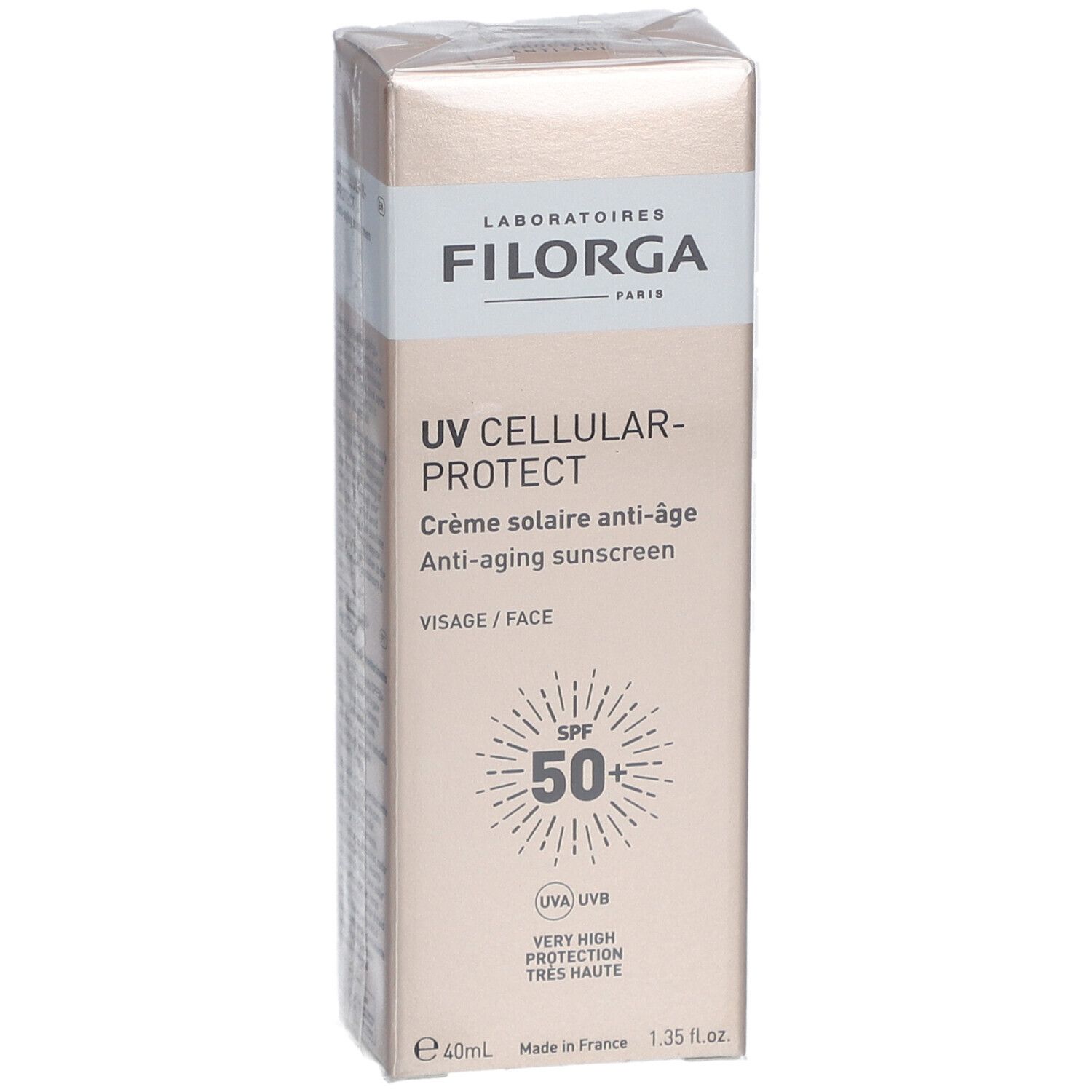 Filorga UV Cellular-Protect Face SPF 50+ Crème Solaire Anti-Âge