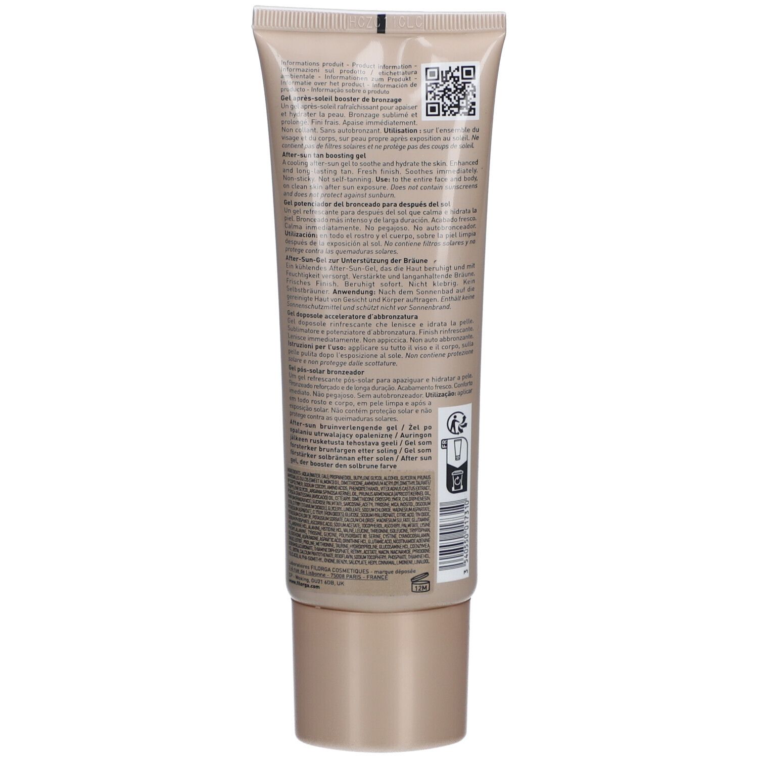 Filorga UV Cellular-Protect Gel après-soleil booster de bronzage
