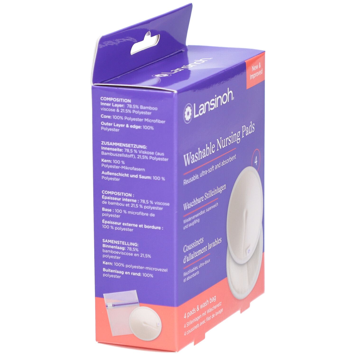 Lansinoh Coussinets d'allaitement lavables