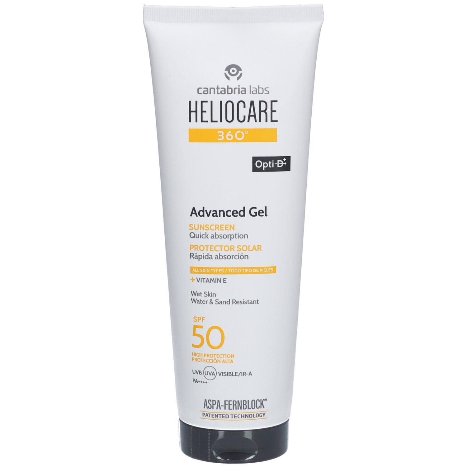 Heliocare 360 ° Advanced Gel SPF 50 + Snel absorberende zonnebescherming