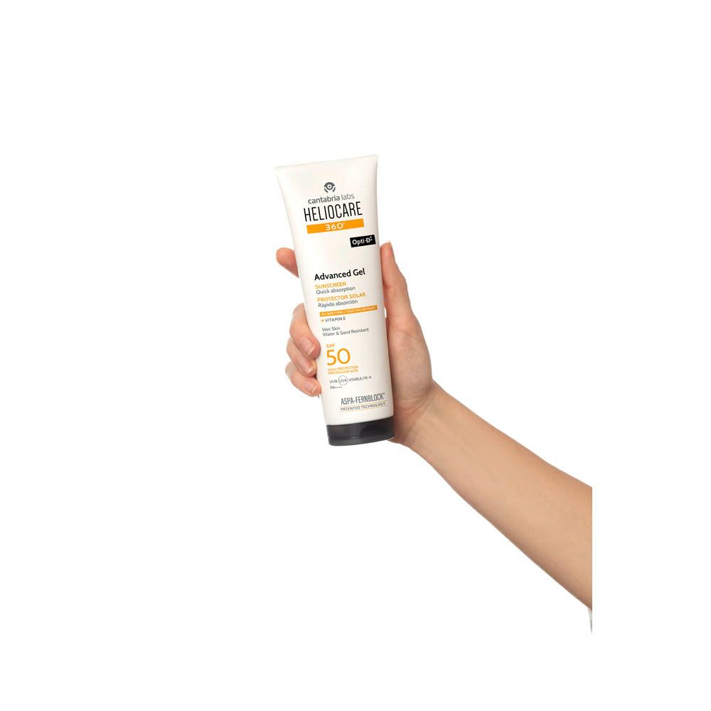 Heliocare 360 ° Advanced Gel SPF 50 + Snel absorberende zonnebescherming