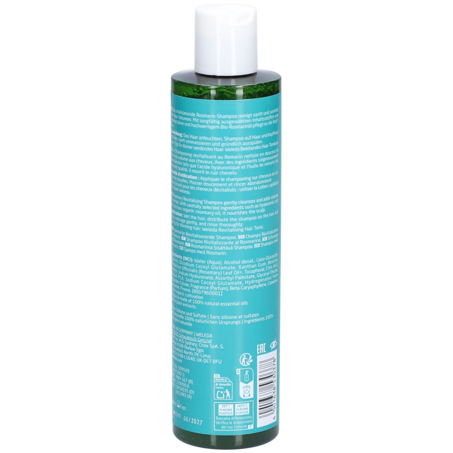 Weleda Rozemarijn Revitaliserende Shampoo