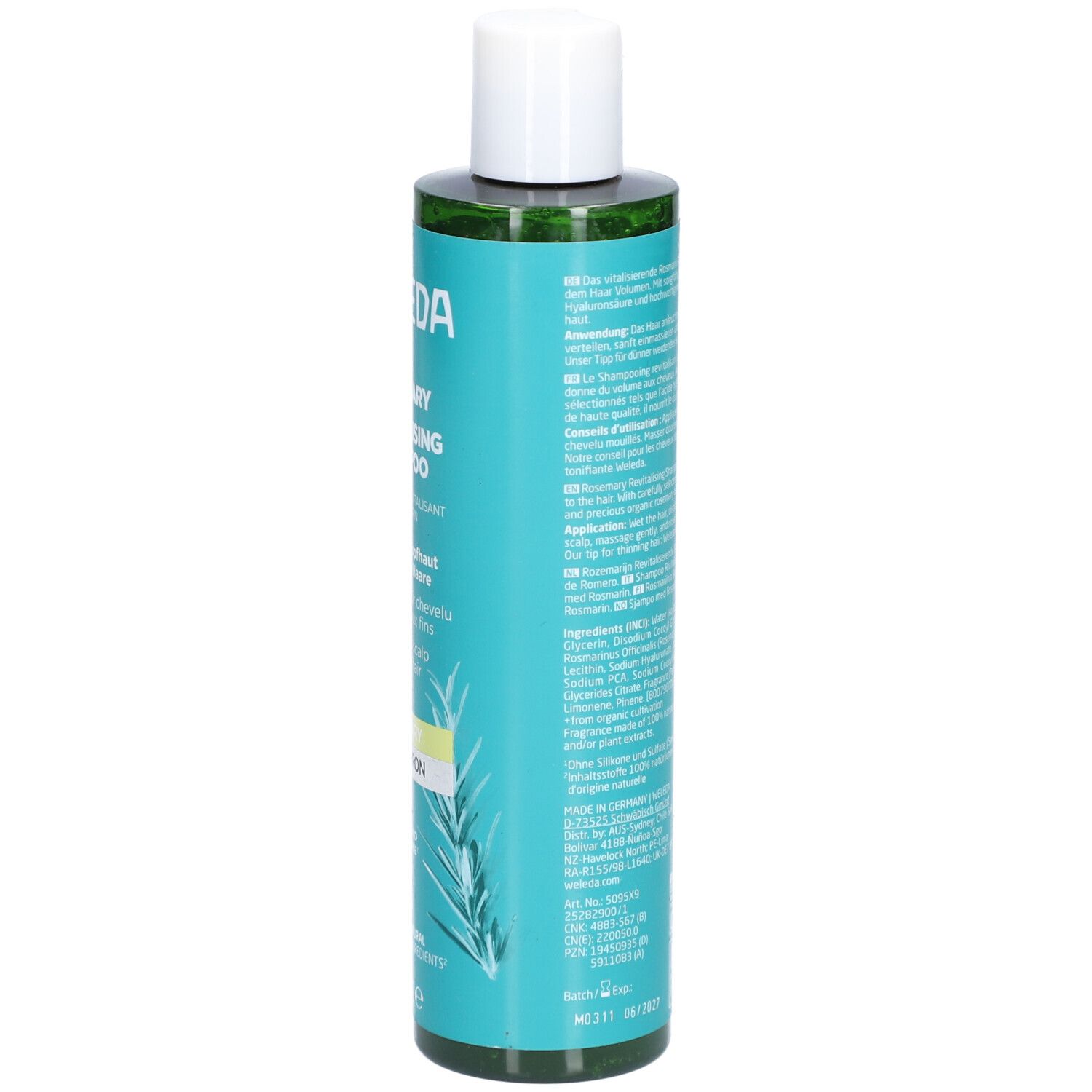 Weleda Rozemarijn Revitaliserende Shampoo