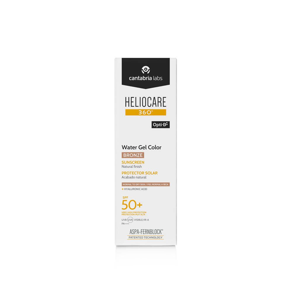 Heliocare 360° Water Gel Color Bronze SPF50+ Protection Solaire avec Finition Naturelle