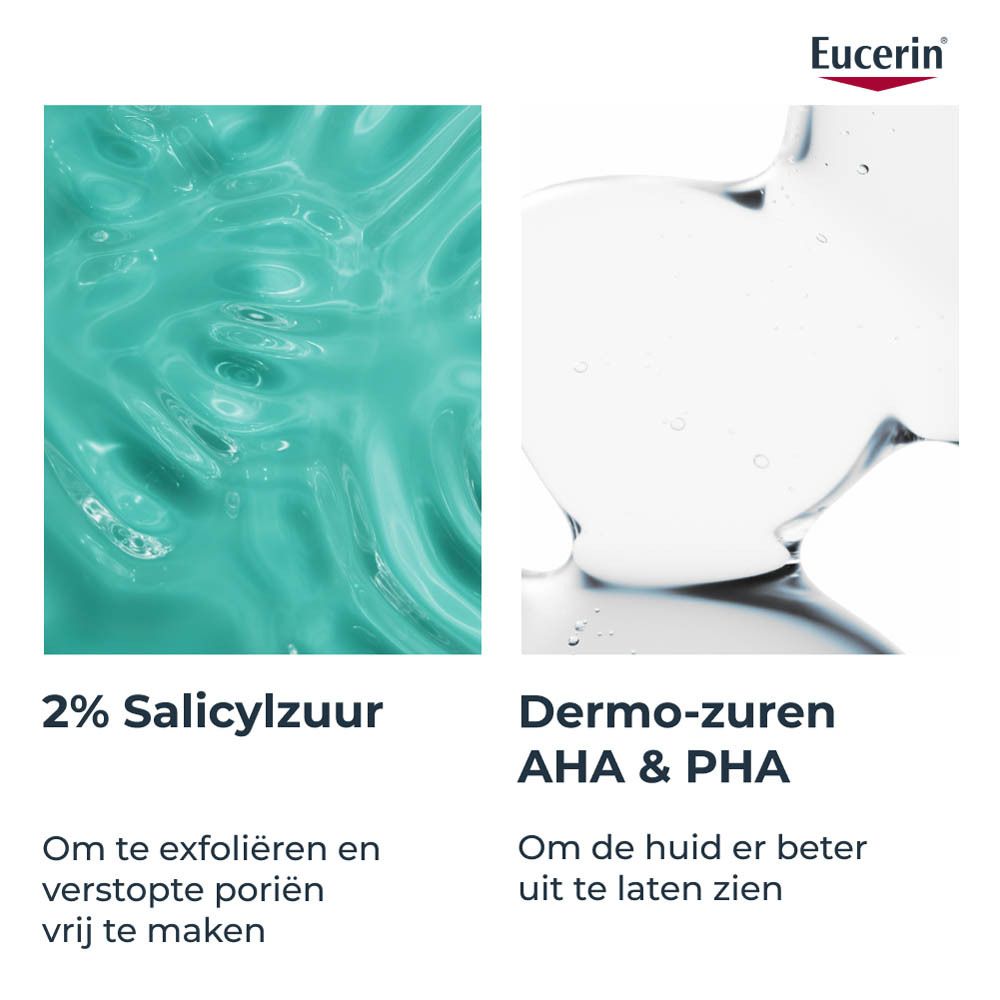 Eucerin Dermopure Clinical Peeling 10 en verpakking. Product en verpakking naast elkaar.