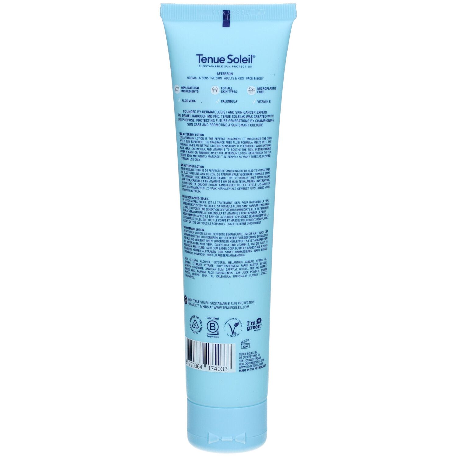 Tenue Soleil Lait Après-Soleil