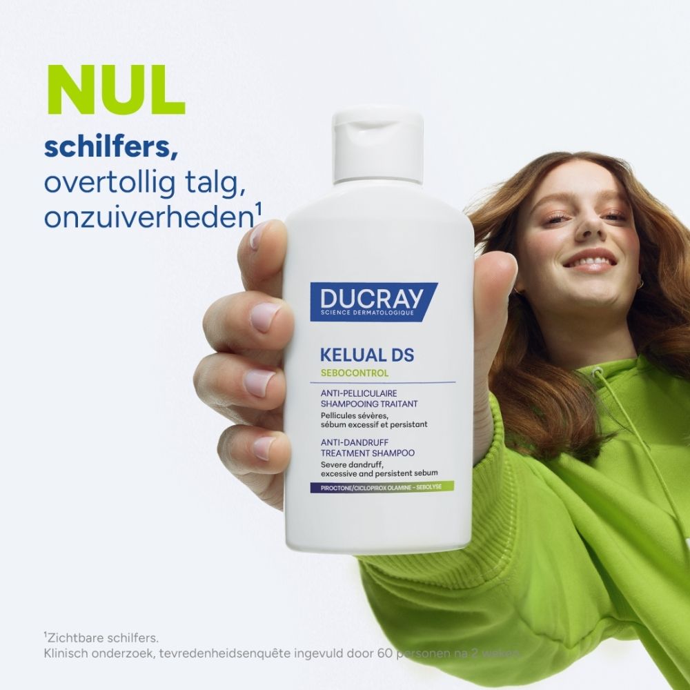 Drie iconen met tekst: tandwiel voor 'herstelt zichtbaar', cirkels voor 'exfolieert', golven voor 'herstelt volume'.