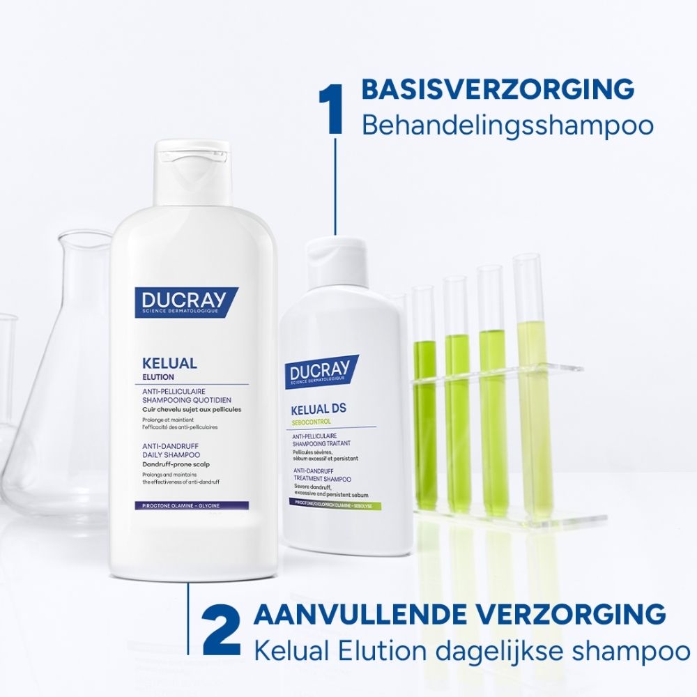 Man met een aerosol body spray die puistjes, vlekken en roodheid vermindert.