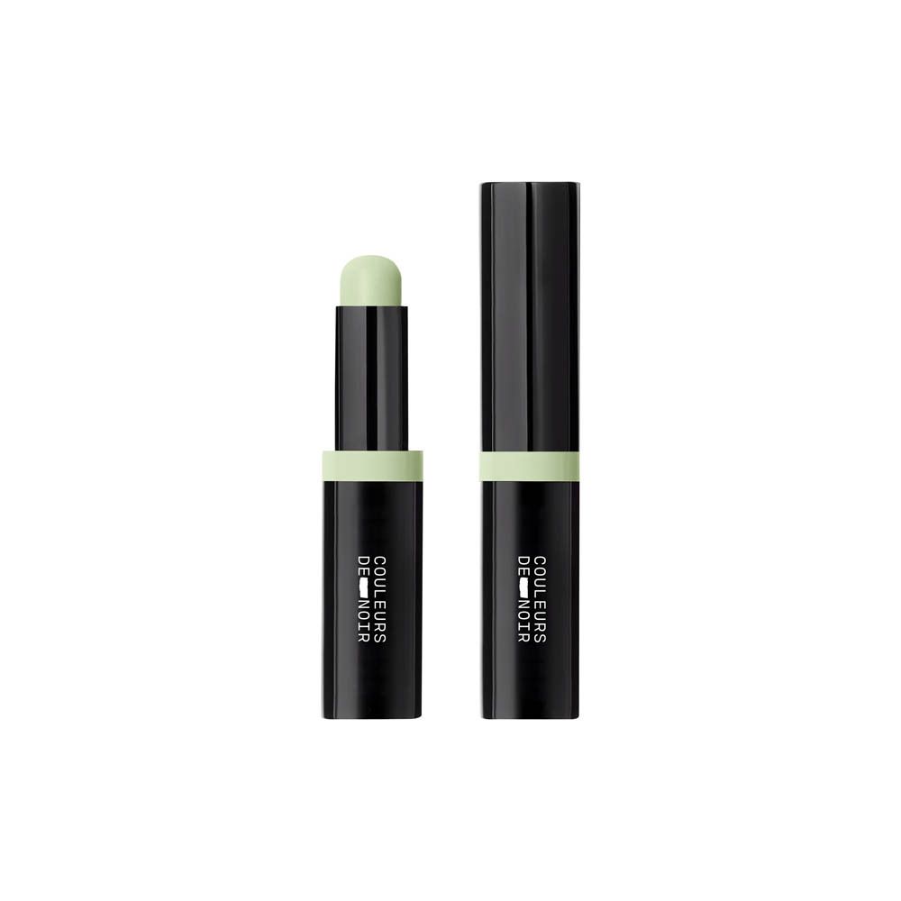 Deux sticks correcteurs noirs avec bande verte. Inscription : COULEURS DE NOIR.