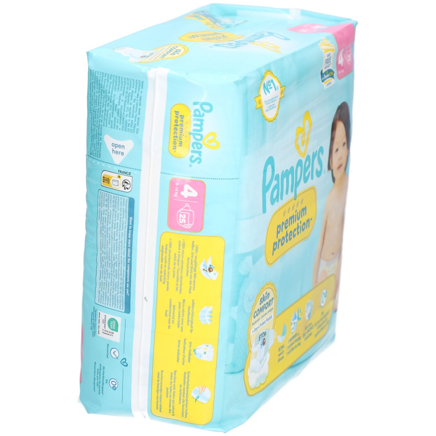 Pampers Premium Protection™  Taille 4 (9-14 kg)