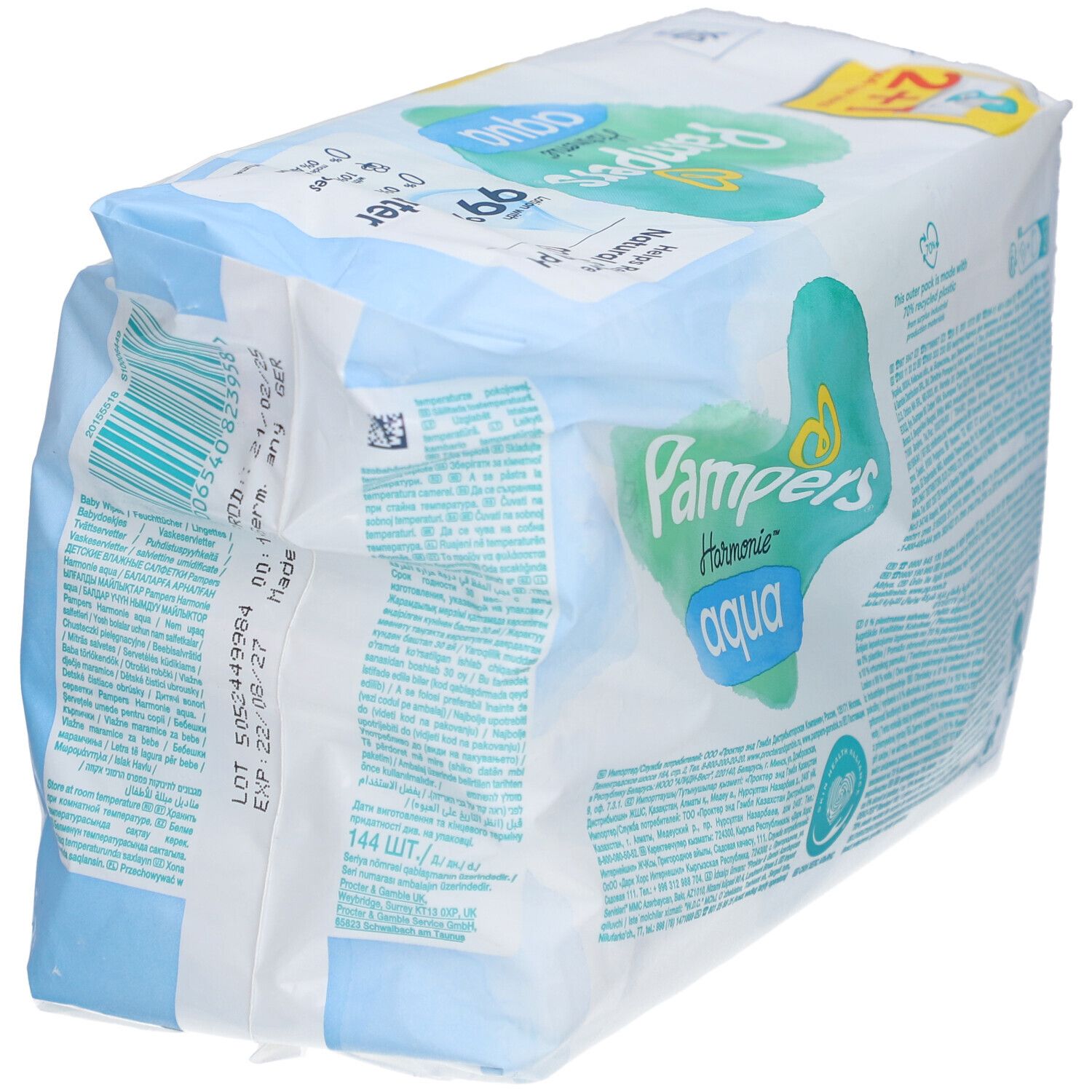 Pampers Harmonie™ Aqua Pack Promo 2+1