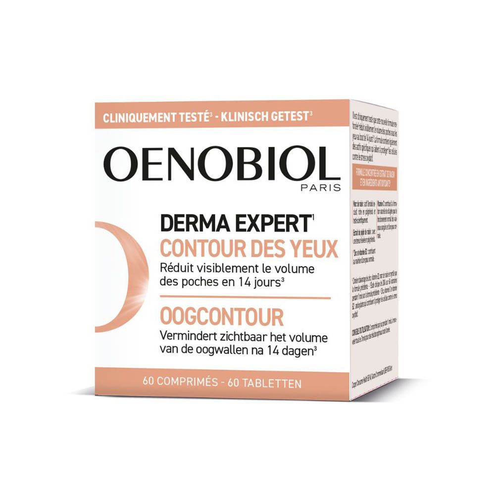 Doos Oenobiol Derma Expert Contour des Yeux. 60 tabletten.