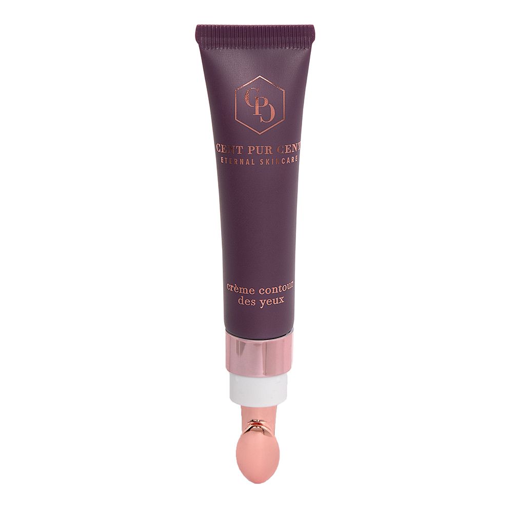Tube met applicator. Roségouden applicator. Product zichtbaar.