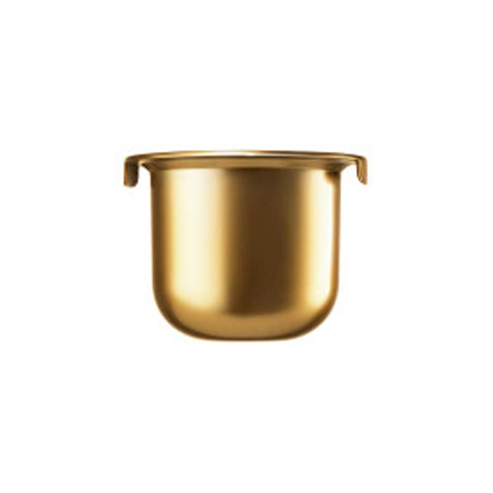 Pot doré sans couvercle. Inscription: Vichy, Neovadiol Longevity. Sans emballage.