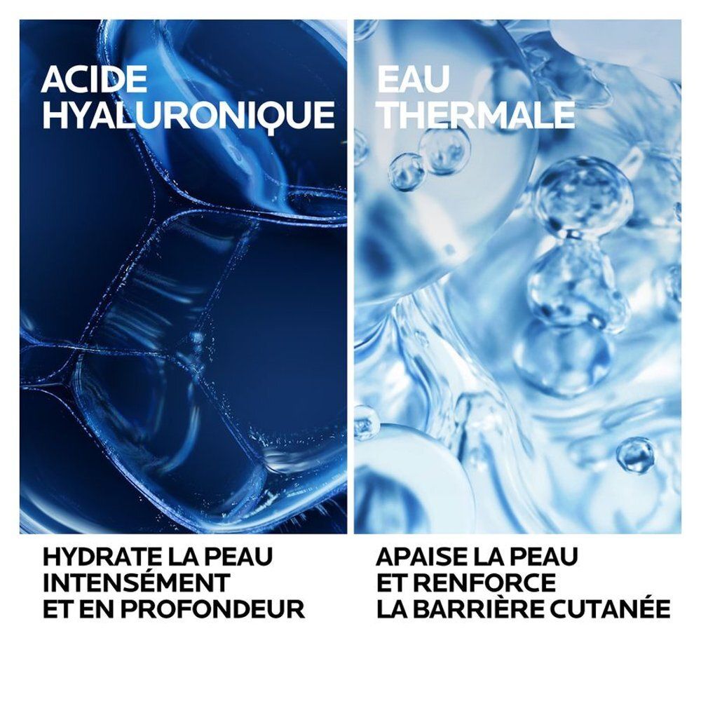 Tube turquoise. Inscription: La Roche-Posay, Hydraphase HA Légère. Pour peaux normales à sèches.