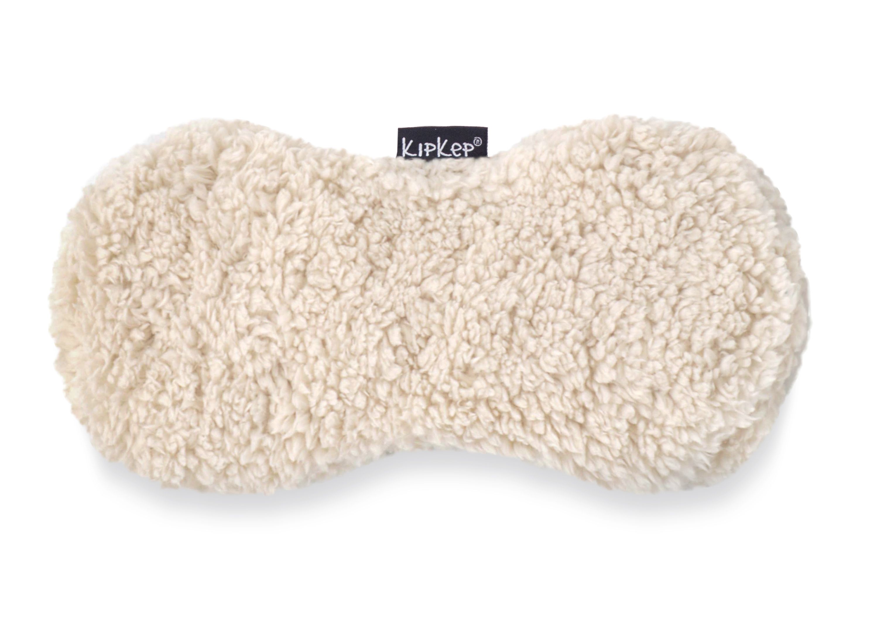 Kipkep Deluxe Teddy Warmtekussen Sand