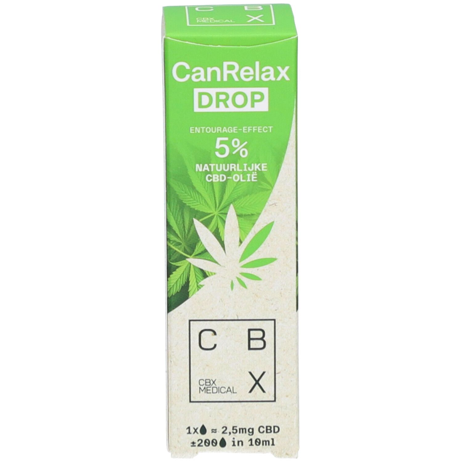 CBX Medical CanRelax Drop 5% Natuurlijke CBD-Olie