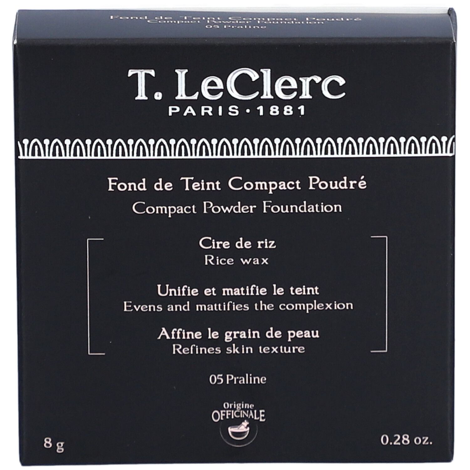T.LeCLerc Fond de Teint Compact Poudré | 05 Praline