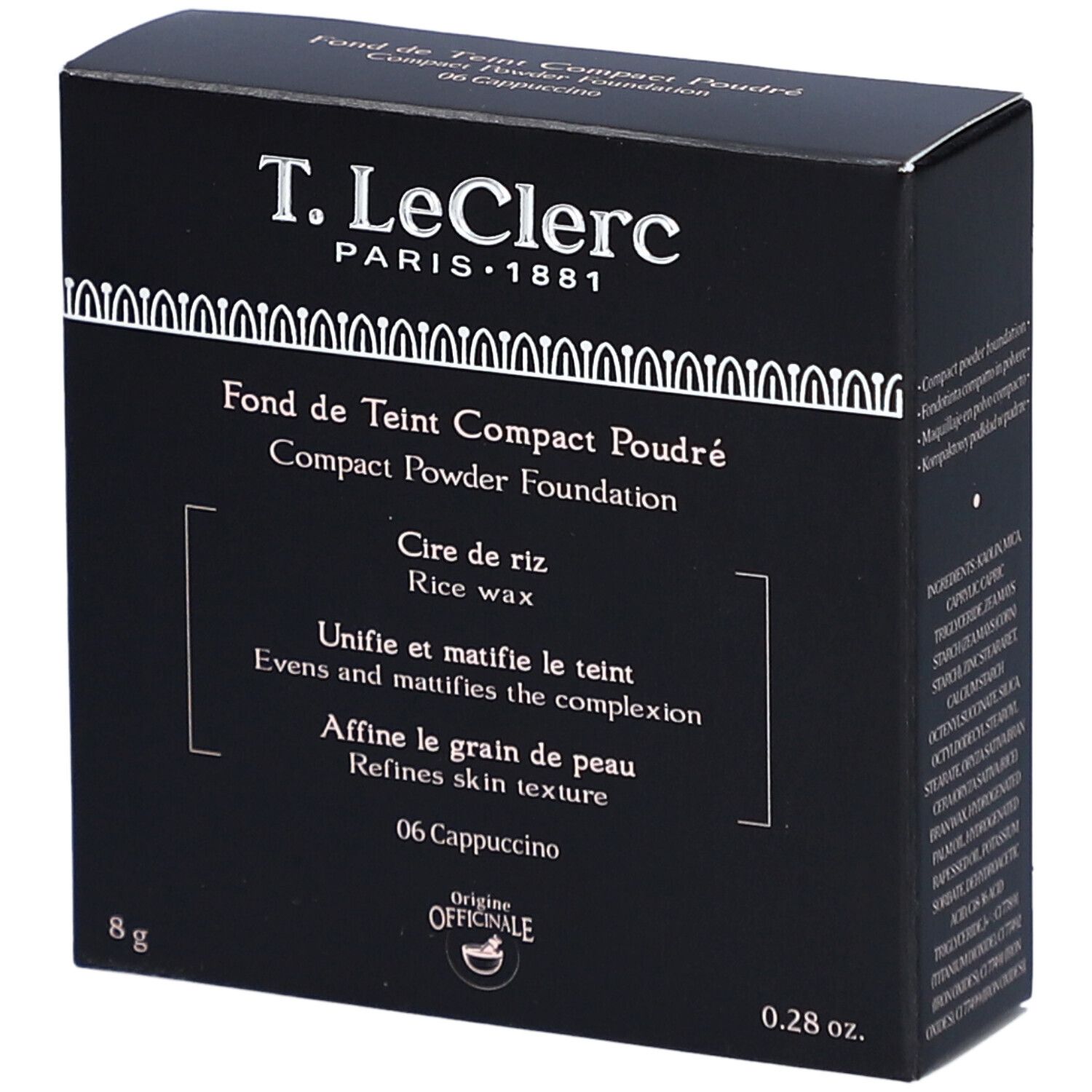 T.LeCLerc Fond de Teint Compact Poudré | 06 Cappuccino