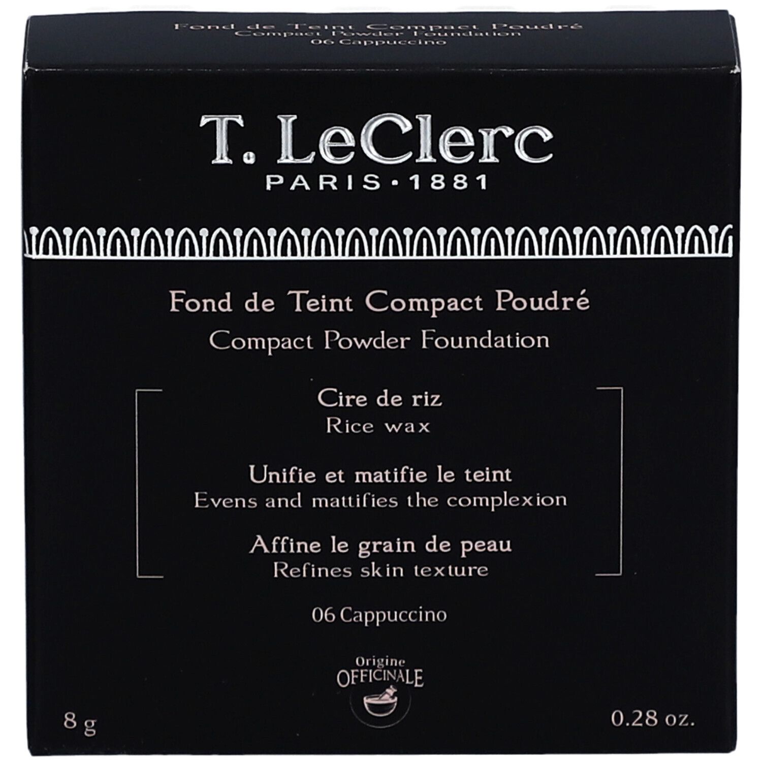 T.LeCLerc Fond de Teint Compact Poudré | 06 Cappuccino
